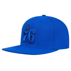Philadelphia 76ers Pro Standard Triple Tonal Snapback Hat Royal - NBA