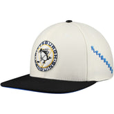 Pittsburgh Penguins Pro Standard Retro Classic Logo Snapback Hat - Cream - NHL