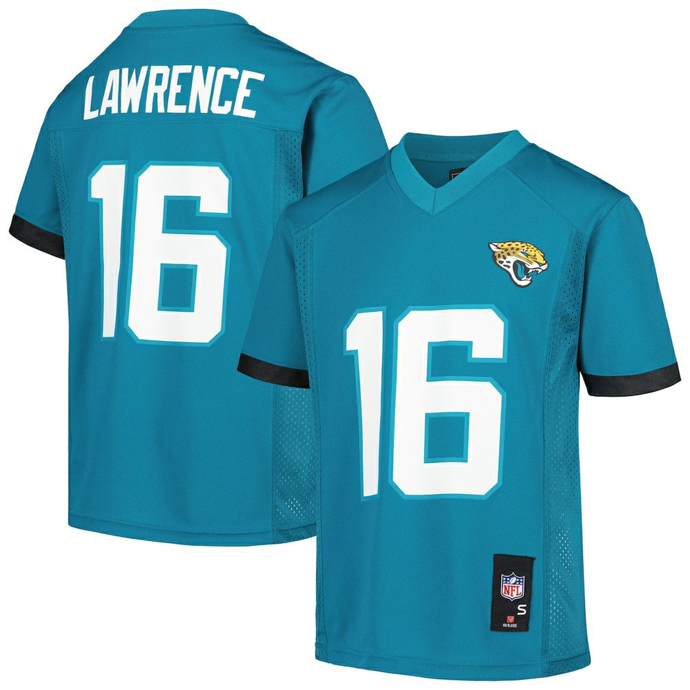 Trevor Lawrence Jacksonville Jaguars Youth Replica Player Jersey Teal | NFL