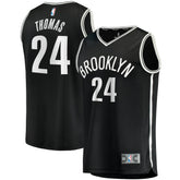 Cam Thomas Brooklyn Nets Big & Tall Fast Break Player Jersey Black Icon Edition - NBA