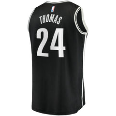 Cam Thomas Brooklyn Nets Big & Tall Fast Break Player Jersey Black Icon Edition - NBA