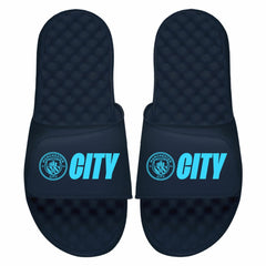 Manchester City ISlide City Logo Slide Sandals Navy - FIFA World CUP