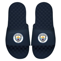 Manchester City ISlide Youth Primary Logo Slide Sandals Navy - FIFA World CUP