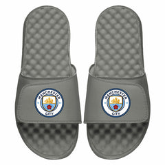 Manchester City ISlide Primary Logo Slide Sandals Gray - FIFA World CUP