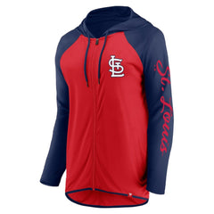 St. Louis Cardinals Fanatics Women's Script Sleeve Full-Zip Hoodie - MLB