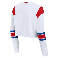Philadelphia Phillies Fanatics Women's Stretch Cropped Fashion Long Sleeve T-Shirt - MLB