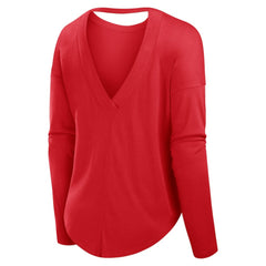 Philadelphia Phillies Fanatics Women's Core Boat Neck Long Sleeve T-Shirt - MLB