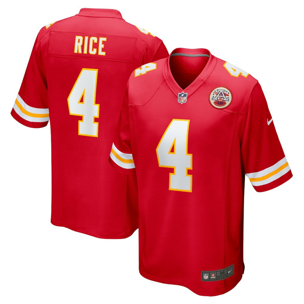 Rashee Rice Kansas City Chiefs Game Jersey Red | Nike for Sale