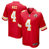 Rashee Rice Kansas City Chiefs Game Jersey Red | Nike for Sale