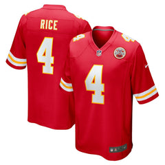 Rashee Rice Kansas City Chiefs Game Jersey Red | Nike for Sale