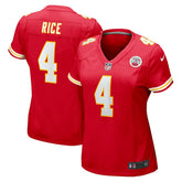 Rashee Rice Kansas City Chiefs Women's Game Jersey Red | Nike for Sale