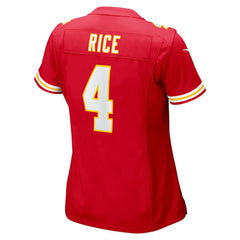Rashee Rice Kansas City Chiefs Women's Game Jersey Red | Nike for Sale