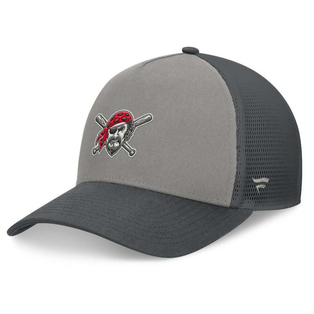 Pittsburgh Pirates Fanatics A-Frame Trucker Adjustable Hat - MLB