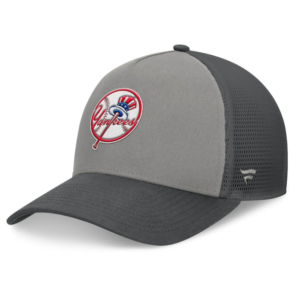 New York Yankees Fanatics A-Frame Trucker Adjustable Hat - MLB