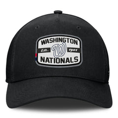 Washington Nationals Fanatics Team Patch A-Frame Trucker Snapback Hat - MLB