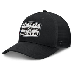Atlanta Braves Fanatics Team Patch A-Frame Trucker Snapback Hat - MLB