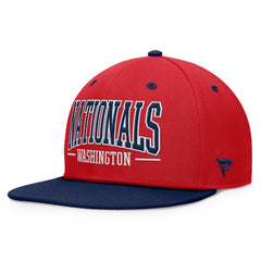 Washington Nationals Fanatics Fundamental Bold Snapback Hat - MLB
