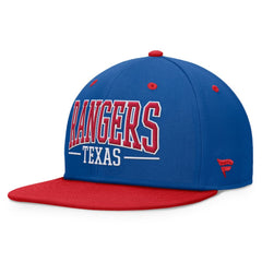Texas Rangers Fanatics Fundamental Bold Snapback Hat - MLB