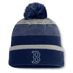 Boston Red Sox Fanatics Fundamental Gradient Cuffed Knit Hat with Pom - MLB
