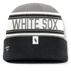 Chicago White Sox Fanatics Fundamental Team Stripe Cuffed Knit Hat - MLB