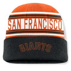 San Francisco Giants Fanatics Fundamental Team Stripe Cuffed Knit Hat - MLB