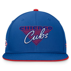 Chicago Cubs Fanatics Fundamental Tri-Script Fitted Hat - MLB