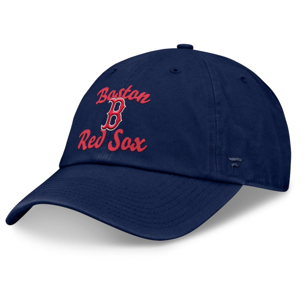 Boston Red Sox Fanatics Women's Fundamental Script Logo Adjustable Hat - MLB