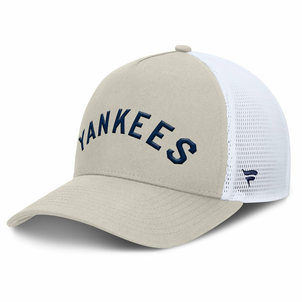 New York Yankees Fanatics Heritage Light Khaki A-Frame Adjustable Hat - MLB