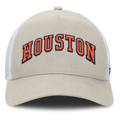 Houston Astros Fanatics Heritage Light Khaki A-Frame Adjustable Hat - MLB