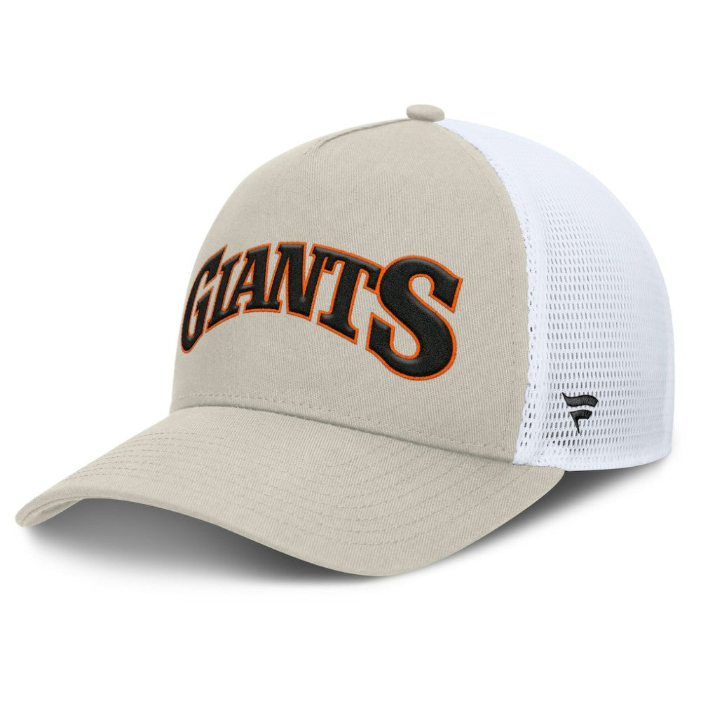 San Francisco Giants Fanatics Heritage Light Khaki A-Frame Adjustable Hat - MLB
