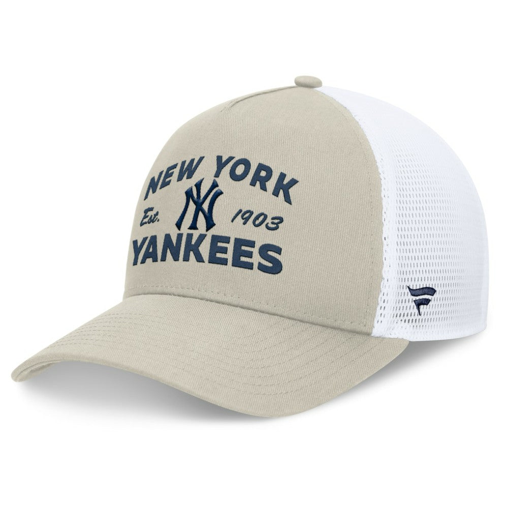 New York Yankees Fanatics A-Frame Trucker Adjustable Hat - MLB