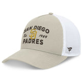 San Diego Padres Fanatics A-Frame Trucker Adjustable Hat - MLB