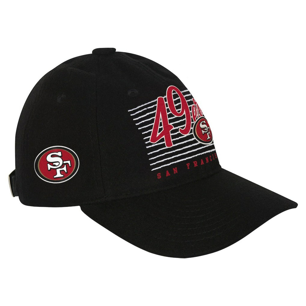 San Francisco 49ers Youth Retro Wooly Adjustable Hat Black | NFL