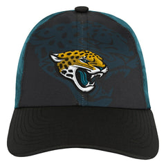 Jacksonville Jaguars Youth Combine Two-Tone Adjustable Hat Black/Teal | NFL
