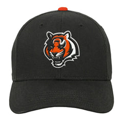 Cincinnati Bengals Youth Team Pre-Curved Adjustable Hat Black | NFL