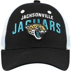 Jacksonville Jaguars Preschool Core Lockup Trucker Adjustable hat Black | NFL