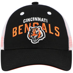 Cincinnati Bengals Preschool Core Lockup Trucker Adjustable hat Black | NFL