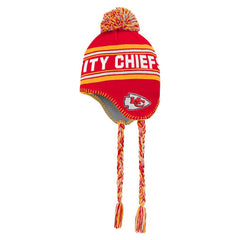 Kansas City Chiefs Preschool Jacquard Tassel Knit Hat with Pom Red | NFL