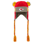 Kansas City Chiefs Youth Wordmark Ears Trooper Knit Hat Red | NFL