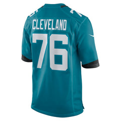 Ezra Cleveland Jacksonville Jaguars Game Jersey Teal | Nike for Sale