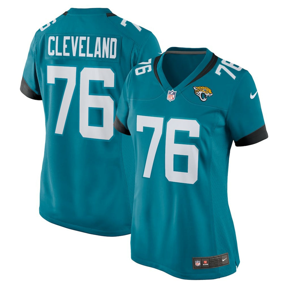 Ezra Cleveland Jacksonville Jaguars Women's Game Jersey Teal | Nike for Sale