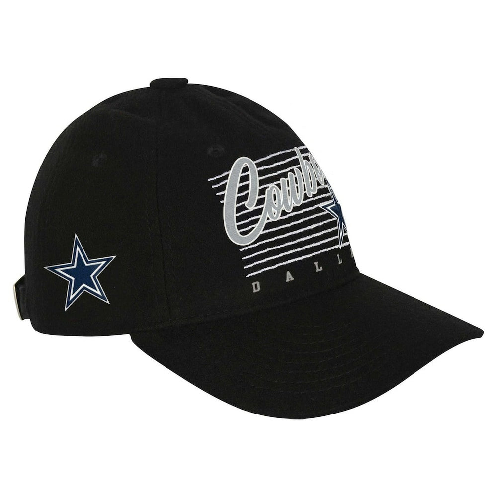 Dallas Cowboys Youth Retro Wooly Adjustable Hat Black | NFL