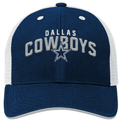 Dallas Cowboys Outerstuff Preschool Core Lockup Trucker Adjustable hat Navy | NFL