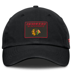 Chicago Blackhawks Fanatics Authentic Pro Prime Adjustable Hat - Black - NHL