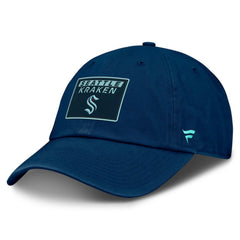 Seattle Kraken Fanatics Authentic Pro Prime Adjustable Hat - Deep Sea Blue - NHL