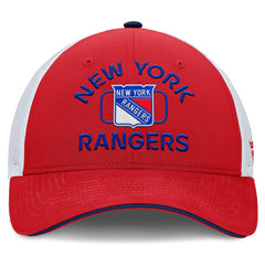 New York Rangers Fanatics Authentic Pro Rink Trucker Hat - Red/White - NHL