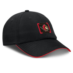 Ottawa Senators Fanatics Authentic Pro Ripstop Adjustable Hat - Black/Red - NHL