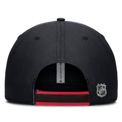 Ottawa Senators Fanatics Authentic Pro Ripstop Adjustable Hat - Black/Red - NHL