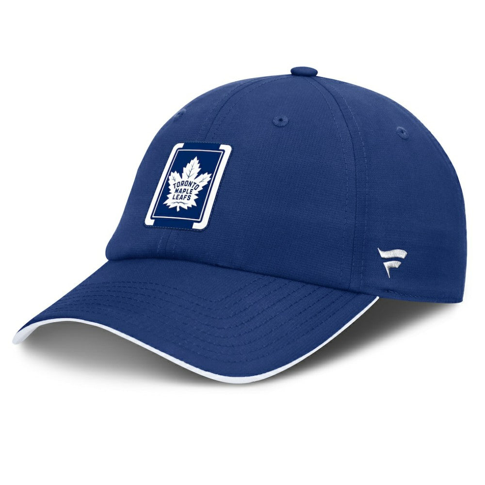 Toronto Maple Leafs Fanatics Authentic Pro Ripstop Adjustable Hat - Blue/White - NHL