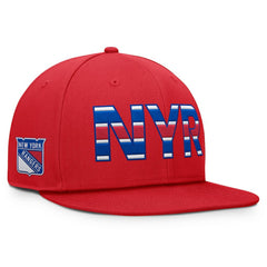 New York Rangers Fanatics Authentic Pro Team Rink Snapback Hat - Red - NHL